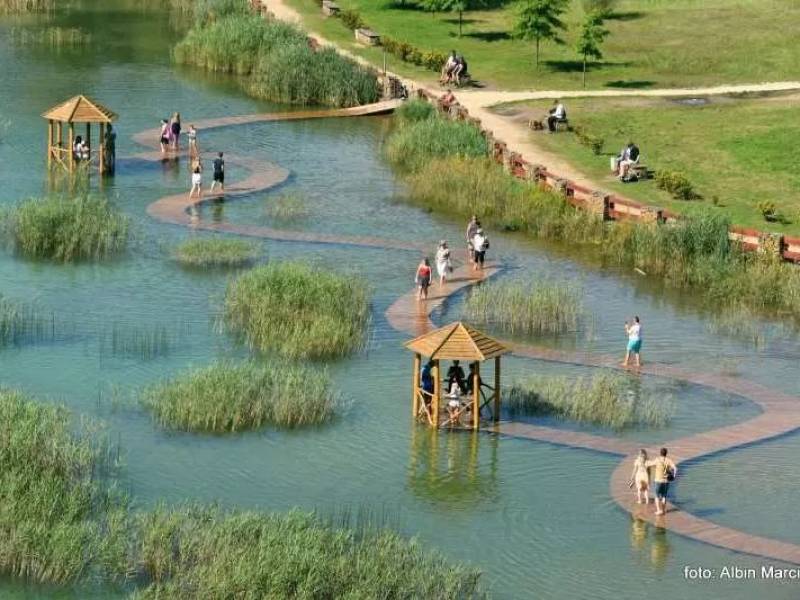 Park Gródek Polskie Malediwy w Jaworznie